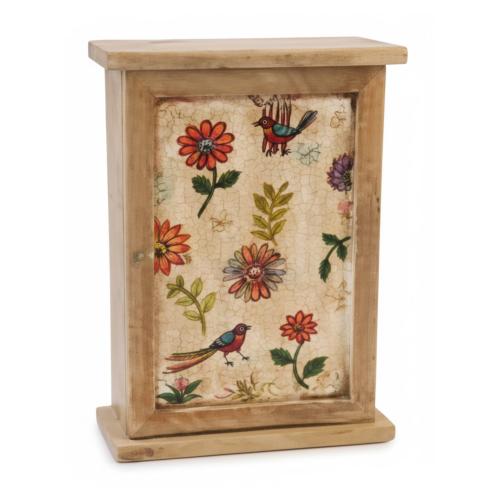 Key Chest / Cabinet Mango Wood Garden 20x9x25cm