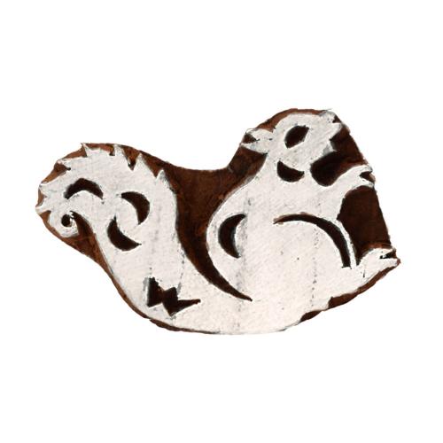 Printing block, red squirrel