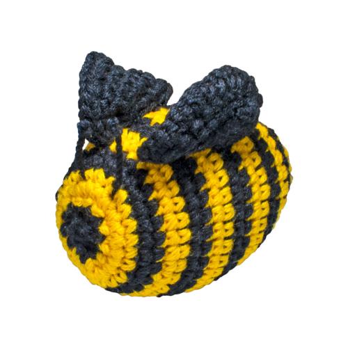 Hand crochet animal - flying bee