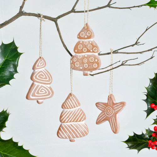 Christmas Hangings - Terracotta