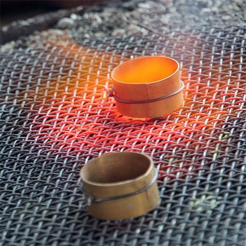 Soldering the pillboxes