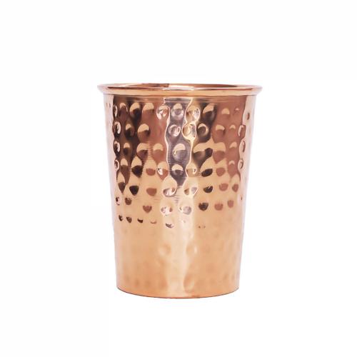 Copper cup, hammered, 300ml