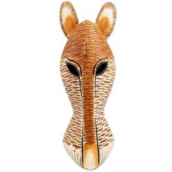 Mask Albesia Wood Big Cat 50cm