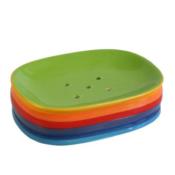 Rainbow ceramic soapdish