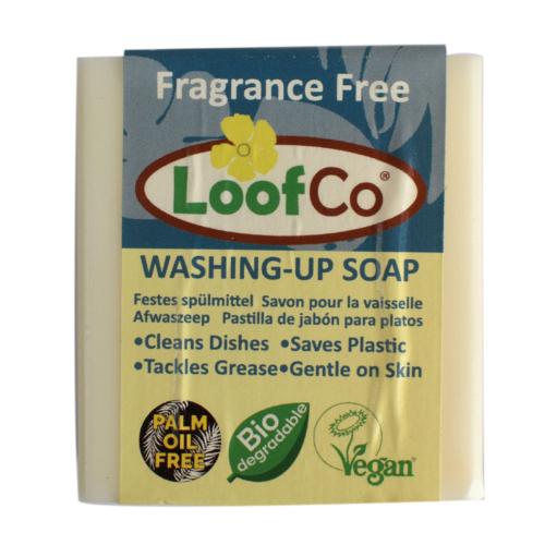 LoofCo Fragrance-free Washing-up Soap Bar 100g, palm oil-free