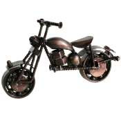 Model motorbike, recycled bike parts