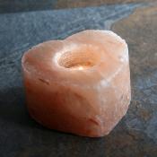 Himalayan salt t-lite holder heart-shaped 10cm **