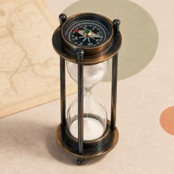 Compass with Sand Timer