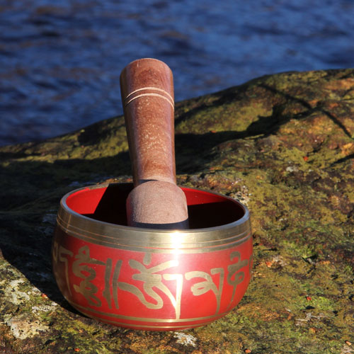 Singing bowl red 250g