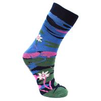 3 Pairs Bamboo Socks 1 x Water Lilies 2 x Geometric UK 7-11 Mens Fair Trade Eco