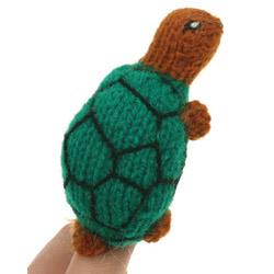 Finger puppet turtle