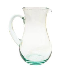 Handcrafted Recycled Glass Jug 1.3 Litre
