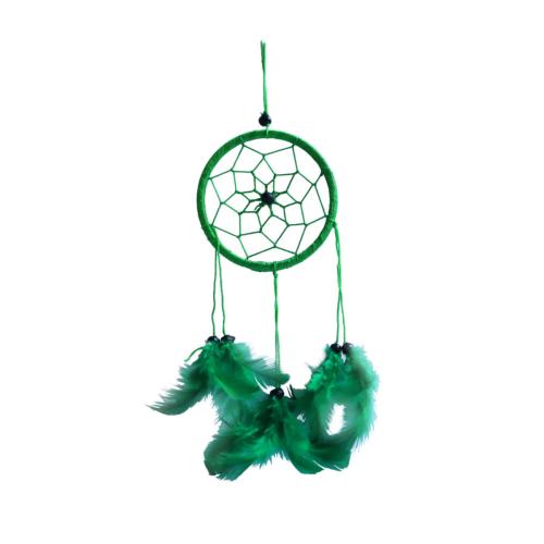 Dreamcatcher green 10cm diameter