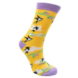 3 Pairs Bamboo Socks Garden Birds UK 7-11 Mens