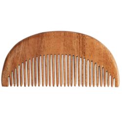 Neem wood wide-toothed comb, 9 x 5cm
