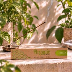 Organic incense, vanilla scented, box of 12