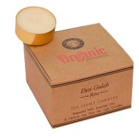12 t-lite scented candles, Organic Goodness, Desi Gulab Rose