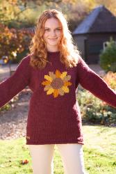 Sunflower Sweater Burgundy Large UK Size 16-18