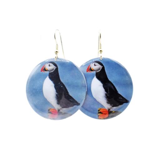 Earrings Puffin