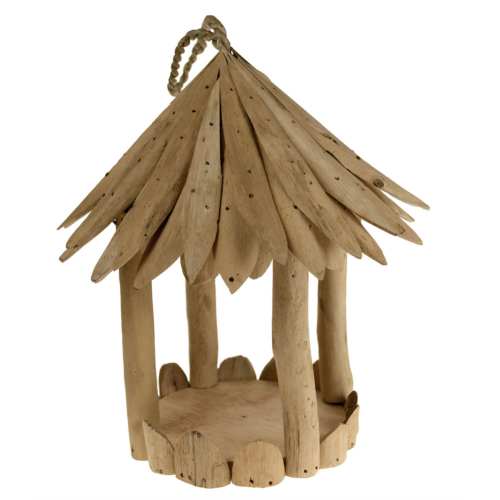 Bird feeder driftwood round