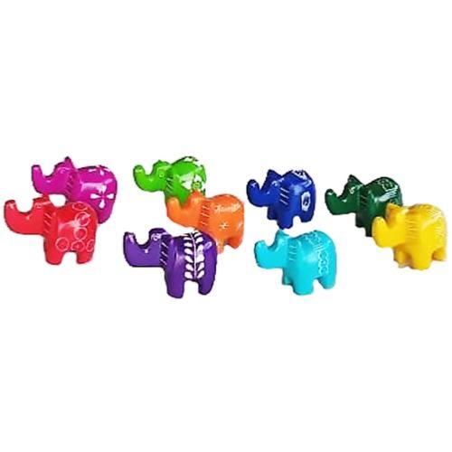 Kisii stone elephants, set of 9