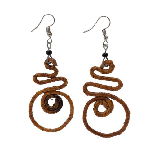 Banana leaf best sale earrings