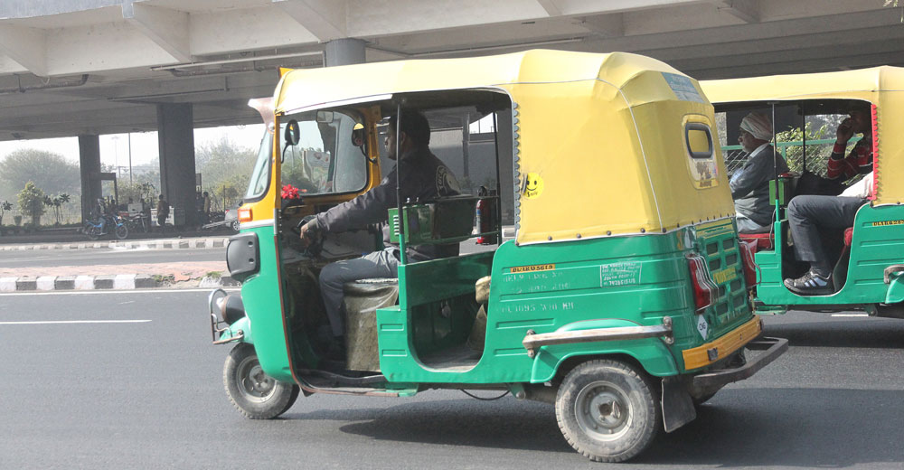 Tuktuks in Delhi