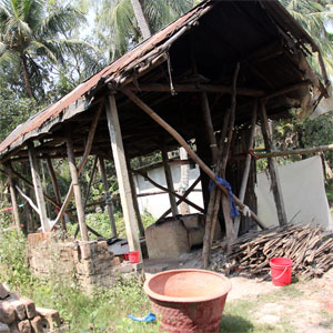 Chhandabrati weavers dyeing shed