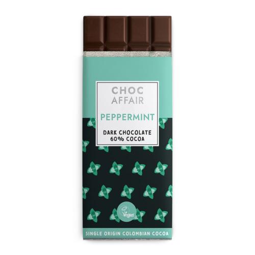 Mint dark chocolate bar