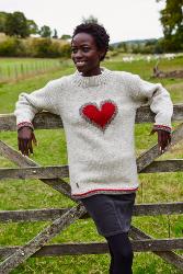 Heart Sweater - Medium