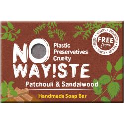 NO WAY!STE solid soap bar, Patchouli & Sandalwood