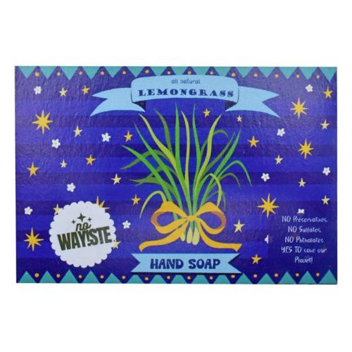 NO WAY!STE Solid Hand Soap Bar Lemongrass 95g