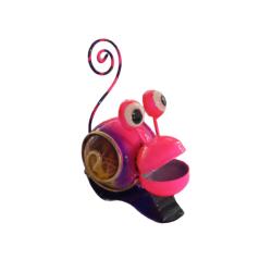 Snail Metal Assorted Colours 7x5x8cm