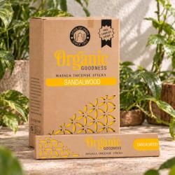 Organic Goodness incense, sandalwood scented, box of 12 packets
