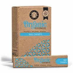Organic goodness incense, nagchampa scented, box of 12