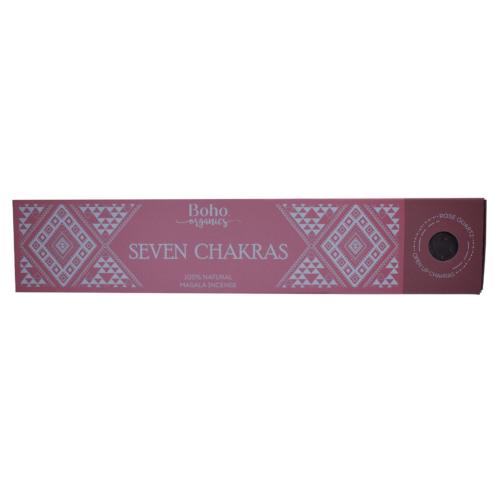 Boho Organics Masala Incense Seven Chakras 15g