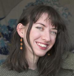 Earrings double drop carnelian