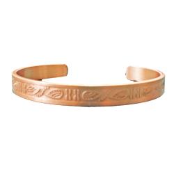 Copper Bracelet / Bangle Leaves