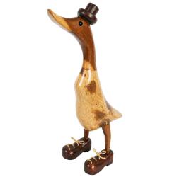 Duck Natural with Lace-up Boots Bamboo Root 30cm
