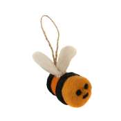 Hanging decoration, felt bee