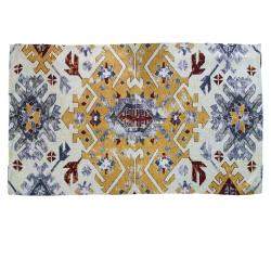 Rug Indoor/Outdoor Home Garden Camping Caravan Hardwearing Eco Multicol 90x150cm