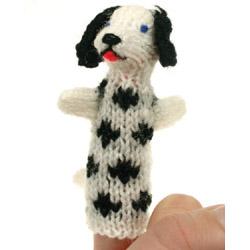 Finger puppet spotty dog