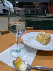 Wine glasses recycled glass, 18cm height, set of 2