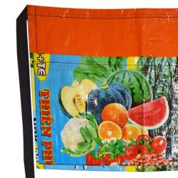 Short Gardening Apron made from recycled fertiliser bags, 35 x 50 cm
