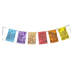 Bunting Tarot - 5 Colourful Fairy Prints