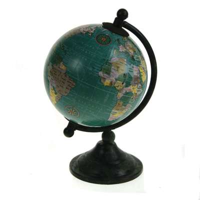 Globe on stand, 19cm height