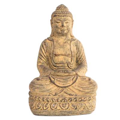 Buddha, sandstone, 25cm height