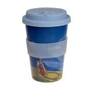 Reusable Tea/Coffee Travel Cup/Mug Eco Biodegradable Rice Husk Charaka Pilgrim