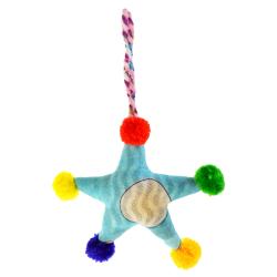 Hanging decoration, multicoloured star