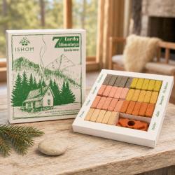 ISHOM 70 Earthly Himalaya Incense Bricks Gift Set